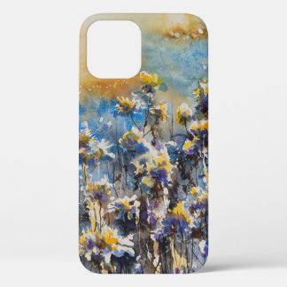 Funda Para iPhone 12 Resumen del fondo natural con motivos florales.Pic