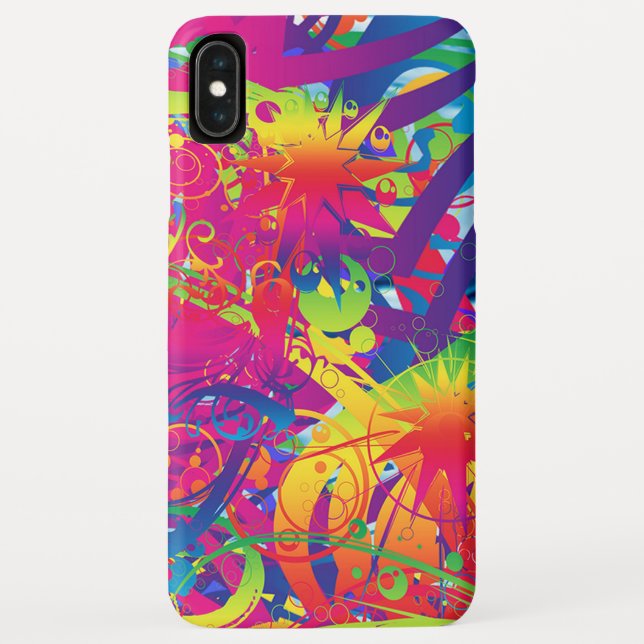 Funda De Case-Mate Para iPhone Resumen del Jardín Mágico (Reverso)