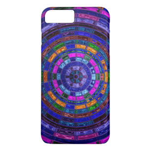 Funda Para iPhone 8 Plus/7 Plus Resumen del Mosaico de Vidrio Manchado #3