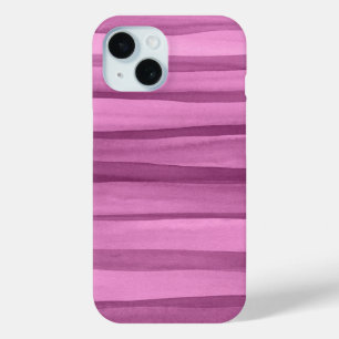 Funda Para iPhone 15 Resumen del patrón de color morado creativo