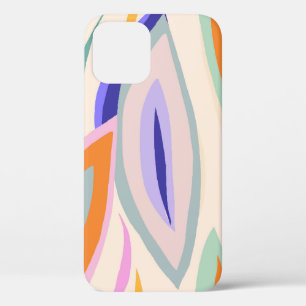 Funda Para iPhone 12 Resumen del patrón de ilustracion artístico del ve