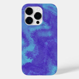 Funda Para iPhone 14 Pro De Case-Mate Resumen Difusión Azul Púrpura
