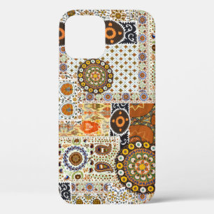 Funda Para iPhone 12 Resumen digital étnico: Patrón sin foco