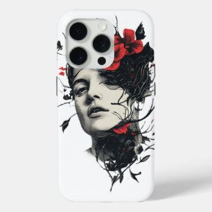 Funda Para iPhone 15 Pro Resumen Diseño floral