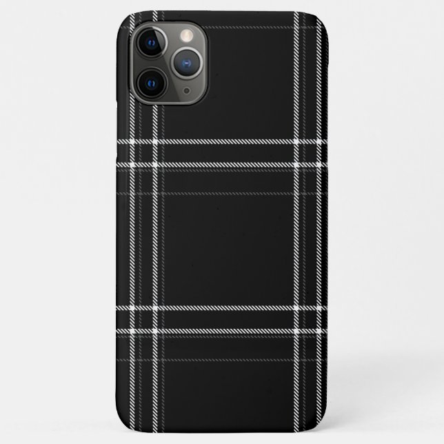 Funda De Case-Mate Para iPhone Resumen en blanco y negro (Reverso)