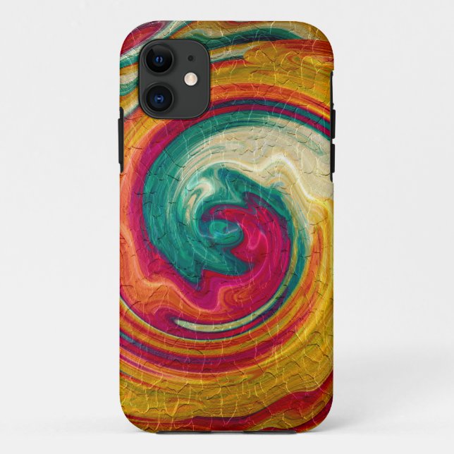 Funda De Case-Mate Para iPhone Resumen espiral Art. 2 (Reverso)