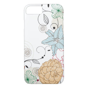 Funda Para iPhone 8/7 Resumen Floral rápida