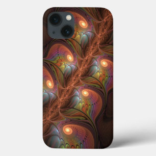 title_seo2 Resumen fluorescente colorido Trippy Brown Fractal