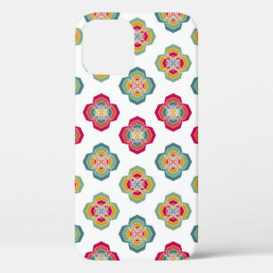 Funda Para iPhone 12 Resumen Fondo floral sin soldadura, texto superfic