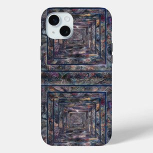 Mini Resumen Funda de patrón infinito para iPhone 15 Pl