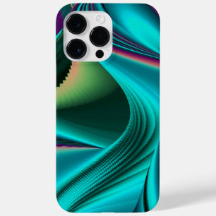 Funda Para iPhone 14 Pro Max De Case-Mate Resumen futurista arte arte arcoiris metálico en 3