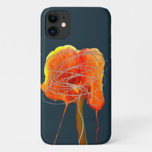 Funda Para iPhone 11 Resumen garabato flor floral arte moderno