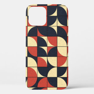 Funda Para iPhone 12 Resumen geométrico: arte computacional.