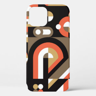 Funda Para iPhone 12 Resumen Geométrico: Diseño de Arte Futurista.