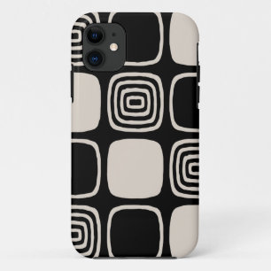 Funda Para iPhone 11 Resumen geométrico moderno Retro Mid Century