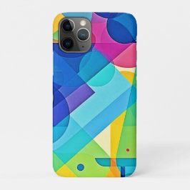 Funda Para iPhone 11 Pro Resumen geométrico vibrante