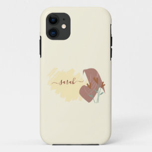 Funda Para iPhone 11 Resumen islámico moderno Nombre mínimo de monogram
