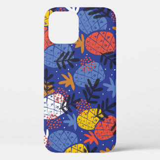 Funda Para iPhone 12 Resumen Las manzanas de piña dejan el patrón de co