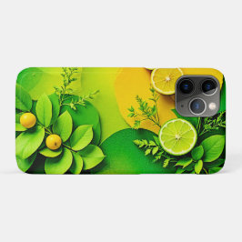 Funda Para iPhone 11 Pro Resumen Lemon Lime Nature Art