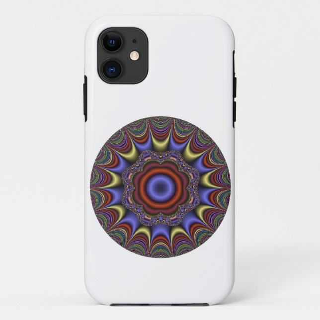 Funda De Case-Mate Para iPhone Resumen Mandala (Reverso)