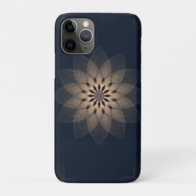 Funda De Case-Mate Para iPhone Resumen mandala encontrar tu paz (Reverso)