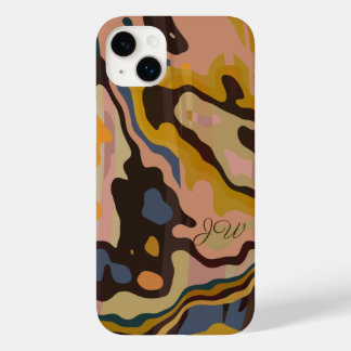Funda Para iPhone 14 Plus De Case-Mate Resumen marbellino moderno con monograma personali