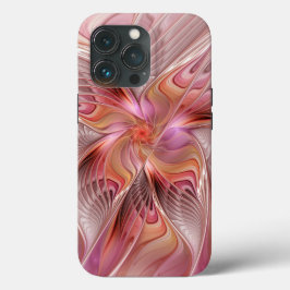 Funda Para iPhone 13 Pro Resumen mariposa colorida Fantasía arte fractal