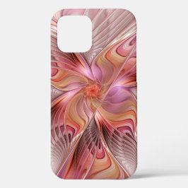 Funda Para iPhone 12 Resumen mariposa colorida Fantasía arte fractal