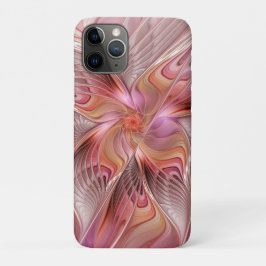 Funda Para iPhone 11 Pro Resumen mariposa colorida Fantasía arte fractal