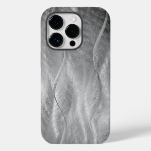Funda Para iPhone 14 Pro De Case-Mate Resumen Metalizado plateado