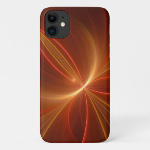 Funda Para iPhone 11 Resumen místico Arte fractal Colores cálidos moder