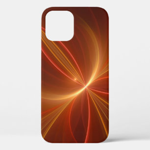 Funda Para iPhone 12 Resumen místico Arte fractal Colores cálidos moder