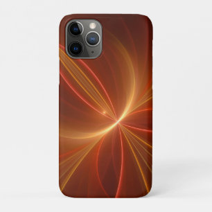 Funda Para iPhone 11 Pro Resumen místico Arte fractal Colores cálidos moder