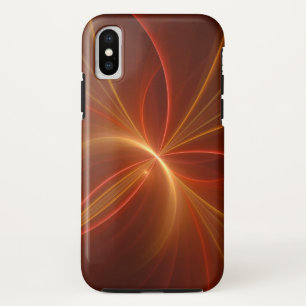 Funda Para iPhone XS Resumen místico Arte fractal Colores cálidos moder