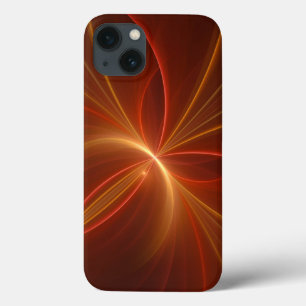 Funda Para iPhone 13 Resumen místico Arte fractal Colores cálidos moder