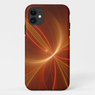 Funda Para iPhone 11 Resumen místico Arte fractal Colores cálidos moder