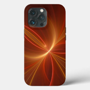 Funda Para iPhone 13 Pro Resumen místico Arte fractal Colores cálidos moder