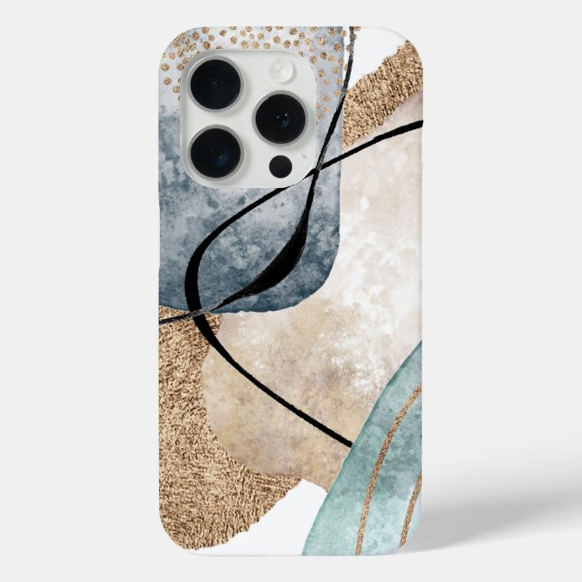 Funda De Case-Mate Para iPhone Resumen moderno (Reverso )