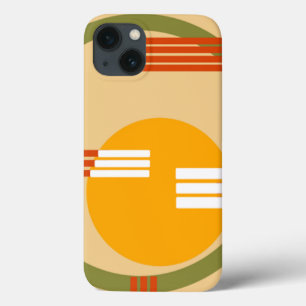 Funda Para iPhone 13 Resumen moderno de mediados de siglo