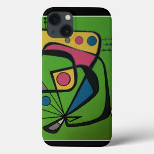 Funda Para iPhone 13 'Resumen moderno de mediados de siglo nº 4' en un