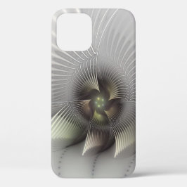 Funda Para iPhone 12 Resumen moderno Forma 3D Arte Fractal