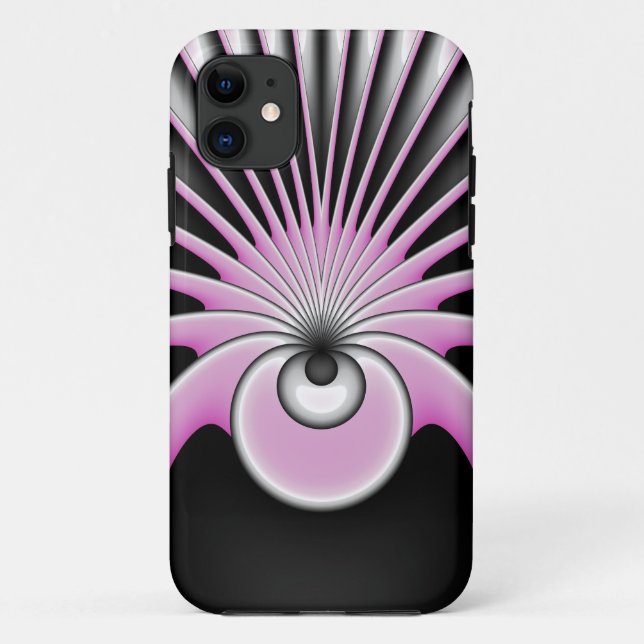 Funda De Case-Mate Para iPhone Resumen moderno Patrón de arte radical loco (Reverso)