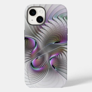 Funda Para iPhone 14 De Case-Mate Resumen moderno Shy Fantasía Figura Arte Fractal