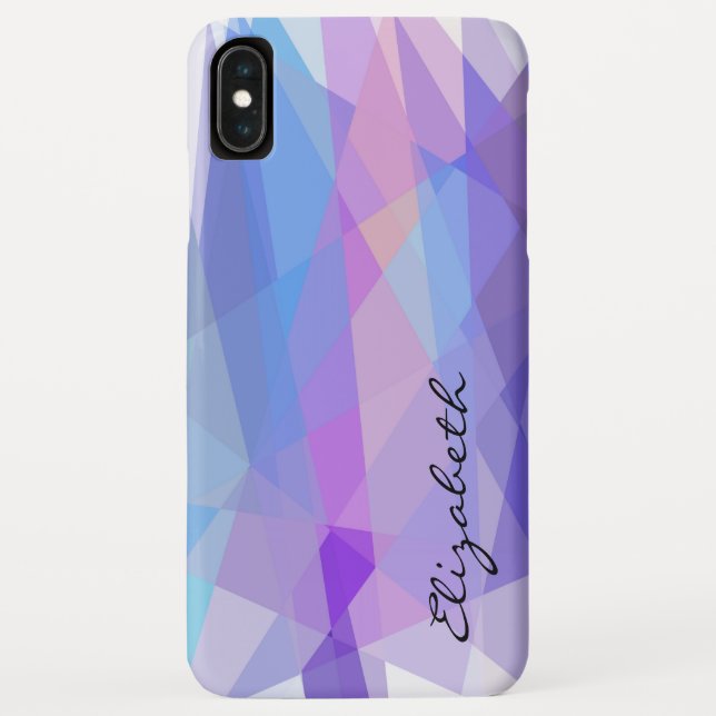 Funda De Case-Mate Para iPhone Resumen mosaico Fondo geométrico moderno (Reverso)