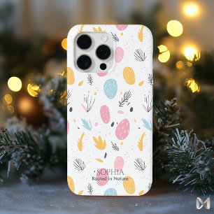 Funda Para iPhone 15 Pro Max Resumen Naturaleza Pastel - Patrón Boho Minimalist