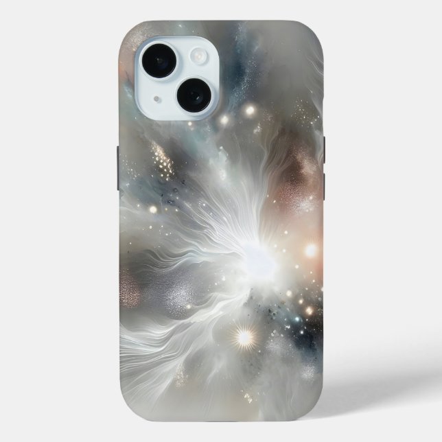 Funda De Case-Mate Para iPhone Resumen Nebulosa Celeste (Reverso )