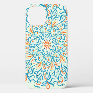 Funda Para iPhone 12 Resumen Ornamento Cerámico Patrón de mosaico