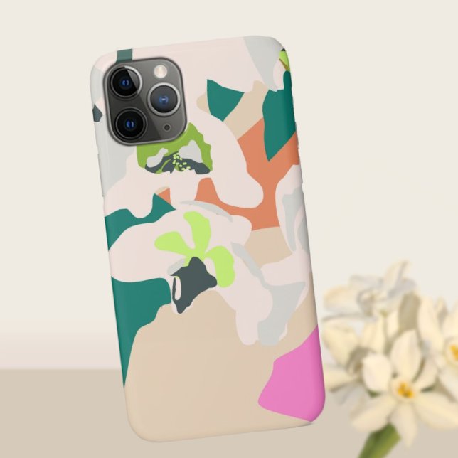Funda De Case-Mate Para iPhone Resumen Orquídeas Tropicales Florales Modernas (Subido por el creador)