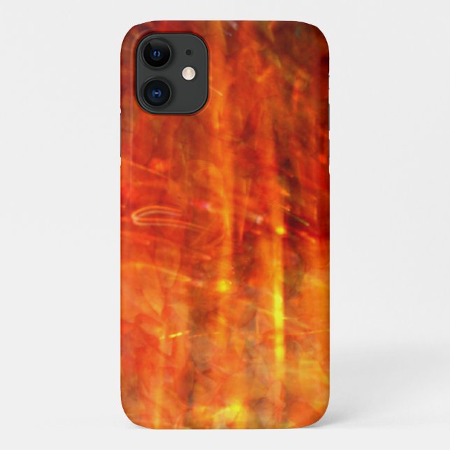 Funda De Case-Mate Para iPhone Resumen otoñal en Naranja (Reverso)