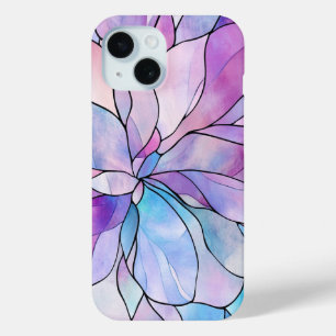 Funda Para iPhone 15 Resumen Pastel Diseño Floral Serene Petales Arte